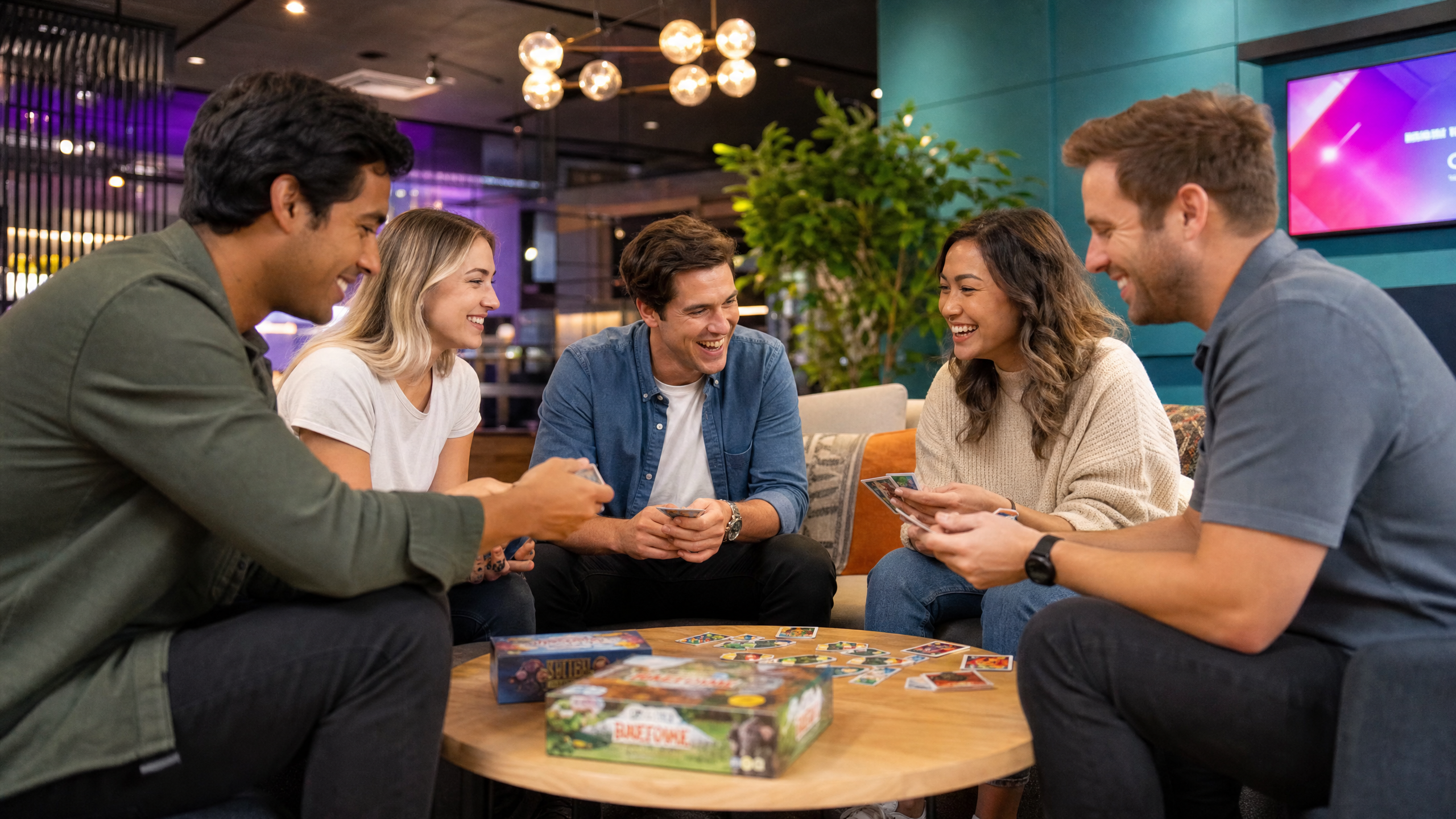 VirtualMission team playing social games